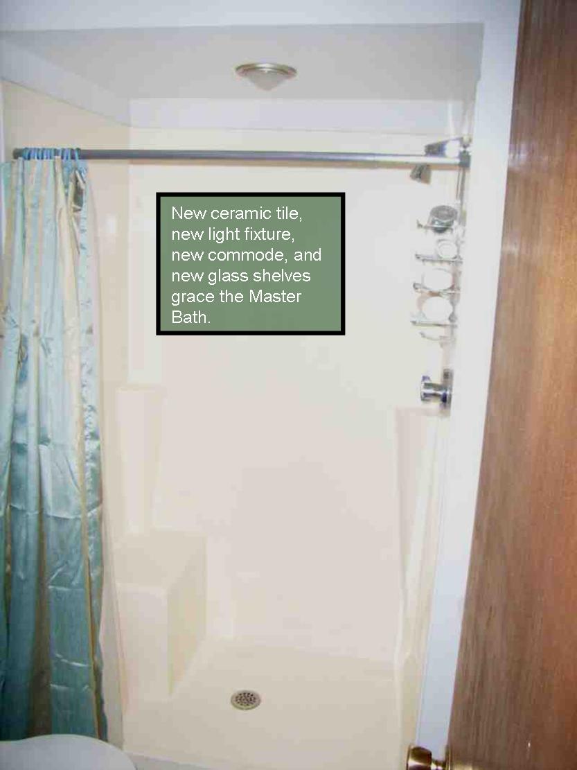 Master Bath Sit-down Shower